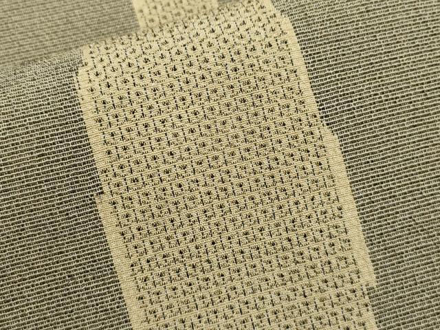 平和屋着物●本塩沢　110亀甲　変わり縞　正絹　逸品　CAAR6502ze 平和屋着物○本塩沢 110亀甲 変わり縞 正絹 逸品 CAAR6502ze