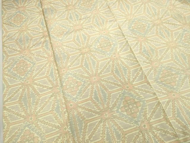 平和屋着物●本場大島紬　菱吉祥花文　正絹　逸品　CAAR6551ze 平和屋着物○本場大島紬 菱吉祥花文 正絹 逸品 CAAR6551ze