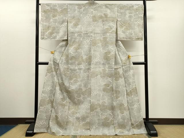 平和屋着物□極上 色無地 土色 逸品 未使用 DZAB0778kh5