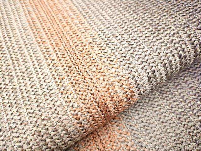 平和屋着物○全通柄袋帯 組織 霞文 正絹 逸品 CAAR7661hy