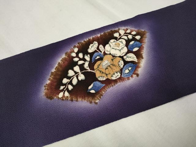 平和屋着物○九寸名古屋帯 紬地 作家物 絞り 辻が花 正絹 逸品