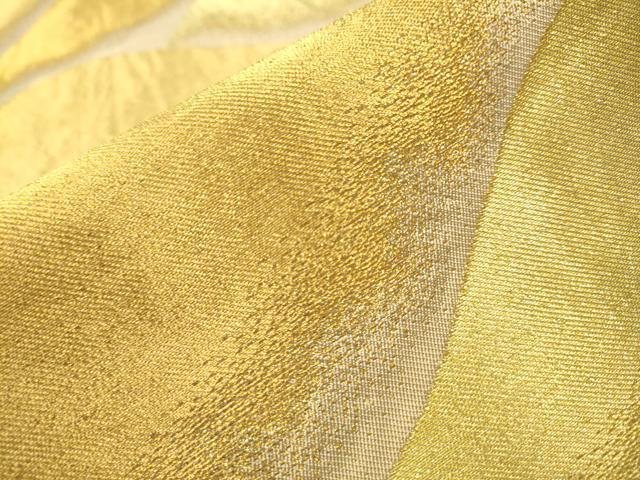 平和屋着物○西陣 川島織物 六通柄 本袋帯 遠山文 金糸 正絹