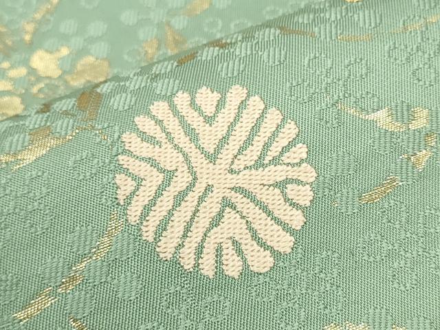 平和屋着物○六通柄 本袋帯 草花文 金糸 正絹 逸品 CAAR7768hy 平和