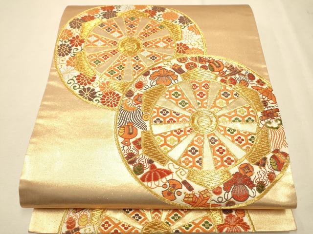 平和屋本店□極上 紬 単衣 格子 逸品 DZAA3492kh5 平和屋本店□極上