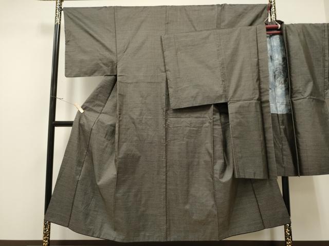 平和屋着物●男性　本場大島紬　アンサンブル　吉祥文　正絹　逸品　CAAR7825hy