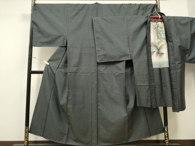 平和屋着物●男性　本場大島紬　アンサンブル　100亀甲　総詰め　正絹　逸品　未使用　CAAR7834hy