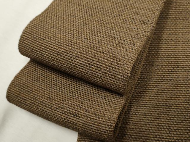 平和屋着物●男性　角帯　霞文　正絹　逸品　CAAR7921hy