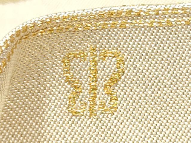 平和屋着物○西陣 川島織物 六通柄 本袋帯 短冊草花丸文 金糸