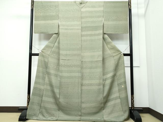 平和屋着物●伝統工芸師　服部光擴　江戸小紋　百柄　正絹　逸品　CAAR8057vf