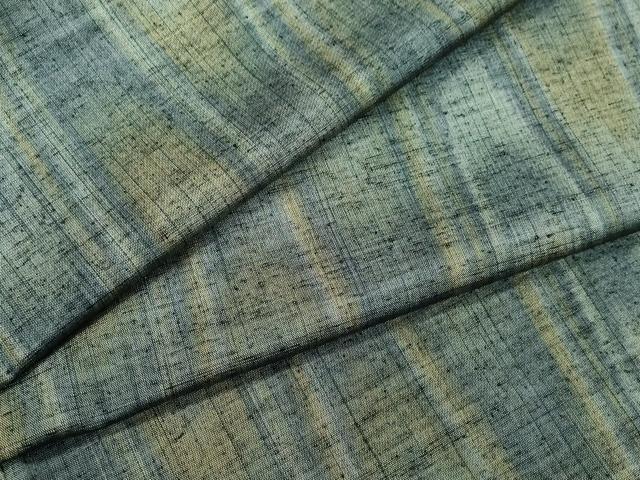 平和屋着物●上質な紬　霞文　正絹　逸品　CAAR8059vf