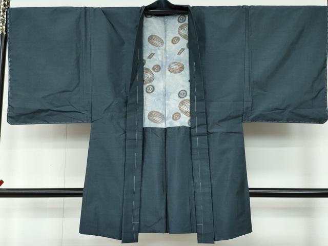 平和屋着物○男性 本場大島紬 アンサンブル 亀甲柄 正絹 逸品 CAAR8119vf