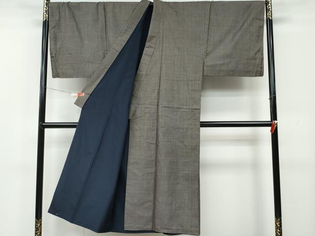平和屋着物●男性　本場大島紬　アンサンブル　割込絣　キングサイズ　正絹　逸品　CAAR8121vf 平和屋着物○男性 本場大島紬 アンサンブル 割込絣 キングサイズ 正絹