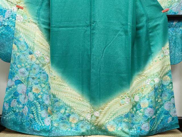 平和屋着物○豪華振袖・長襦袢セット 辻が花 暈し染め 金彩 京都きもの友禅