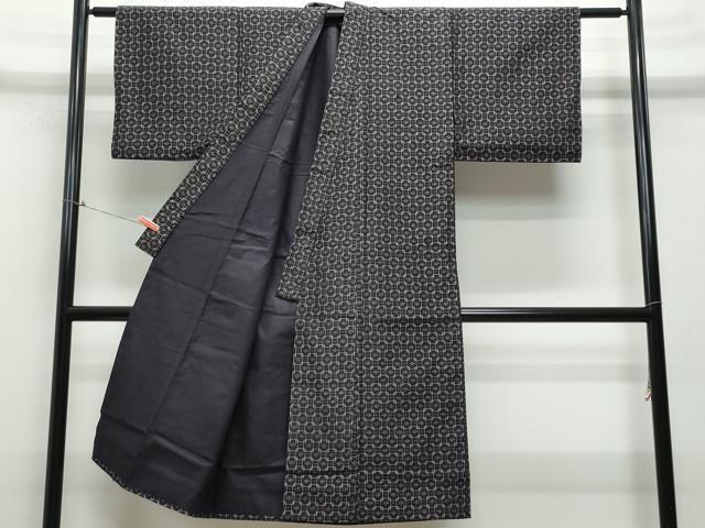 平和屋着物●本場琉球絣　アンサンブル　吉祥文　正絹　逸品　CAAR8129vf 平和屋着物○本場琉球絣 アンサンブル 吉祥文 正絹 逸品 CAAR8129vf