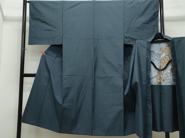 平和屋着物●男性　本場大島紬　アンサンブル　吉祥文　正絹　逸品　CAAR8131vf