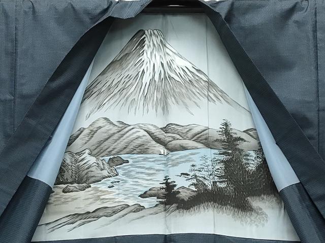 平和屋着物○男性 本場大島紬 アンサンブル 120亀甲 総詰め 正絹 逸品