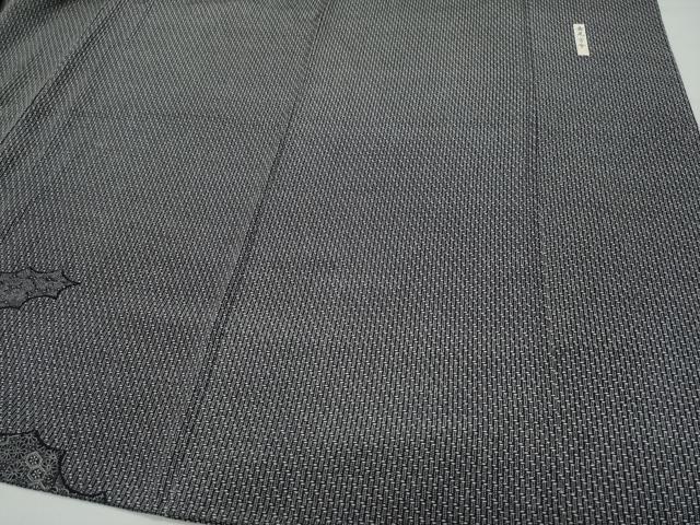 平和屋着物○訪問着 江戸小紋 赤尾吉介作 吉祥文 黒地 正絹