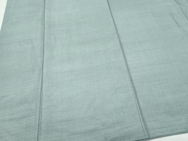 平和屋着物○上質な紬 色無地 秘色色 正絹 逸品 CAAS7028yc