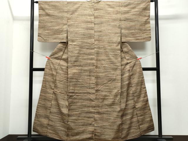 平和屋着物▽訪問着 単衣 作家物 流水文 正絹 逸品 未使用