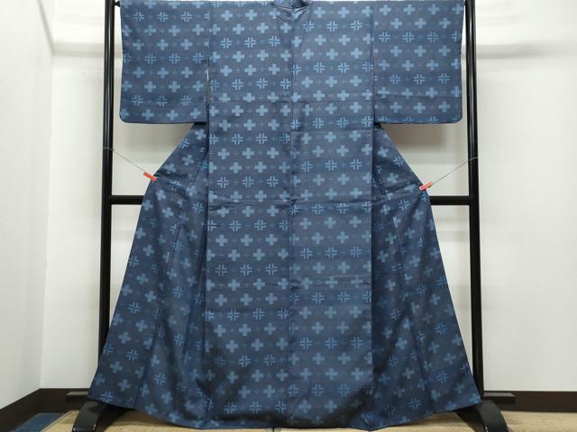 平和屋着物○上質な紬 吉祥文 正絹 逸品 CAAR8193vf