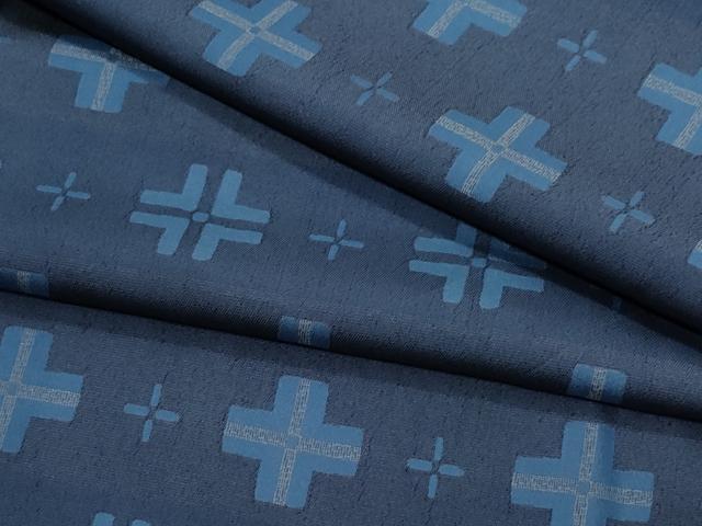 平和屋着物●上質な紬　吉祥文　正絹　逸品　CAAR8193vf