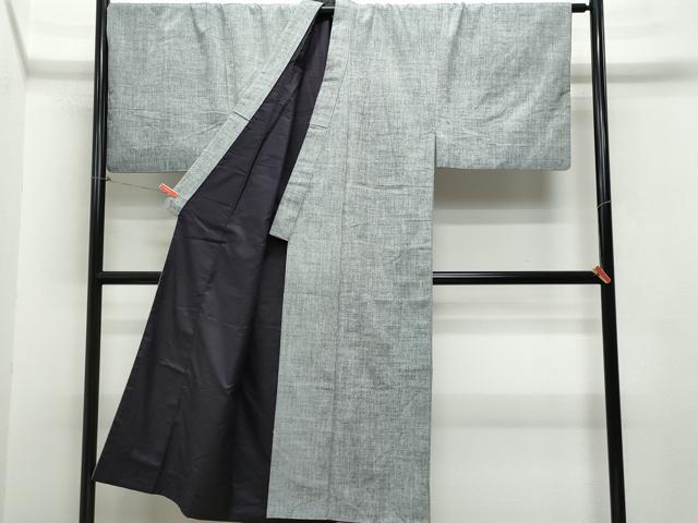 平和屋着物○男性 霞文 アンサンブル 正絹 逸品 CAAR8222vf