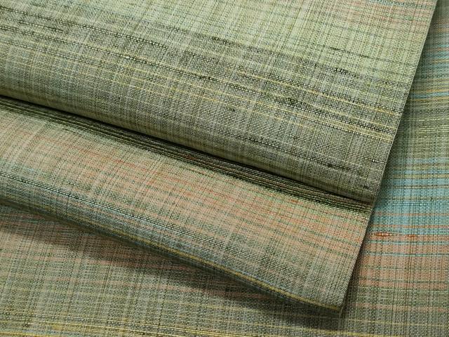 平和屋着物●上質な紬　霞文　正絹　逸品　CAAR8244vf