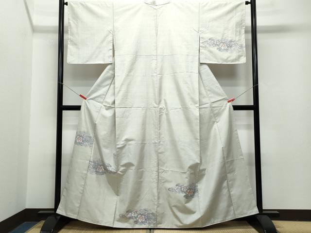 み✾ｍ2203＊正絹 乱菊 アンティーク 手縫い仕立て 訪問着 m325＊正絹 作家物落款 刺繍 鷺草 手縫い仕立て 訪問着 未使用