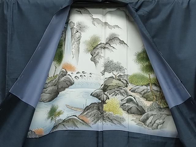 平和屋着物○男性 本場大島紬 アンサンブル 原永孝義作 100亀甲 総詰め