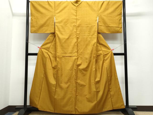 平和屋着物○上質な紬 縞 正絹 逸品 CAAR8385vf