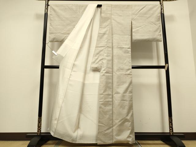 平和屋着物○紅花紬 米沢 新田秀次 ロング丈 正絹 逸品 AAAZ3316np