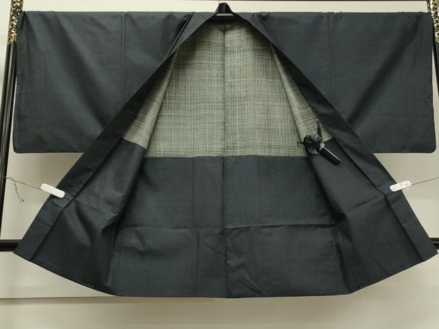 平和屋着物○男性 本場大島紬 アンサンブル 100亀甲 総詰め 正絹 逸品