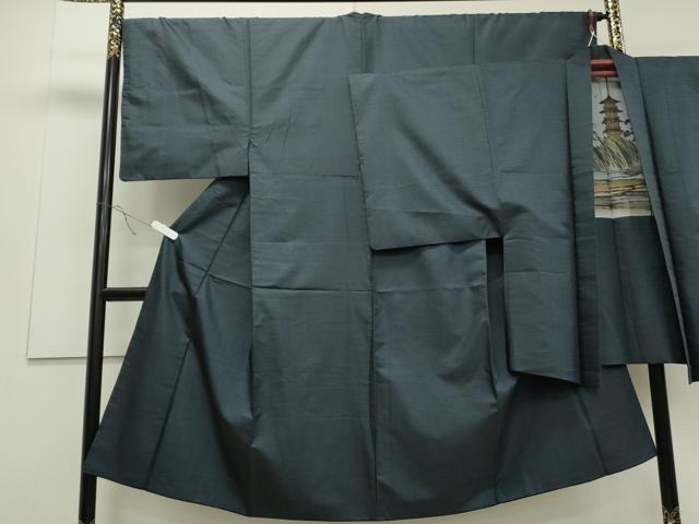 平和屋着物●男性　本場大島紬　アンサンブル　100亀甲　総詰め　正絹　逸品　CAAS0125th