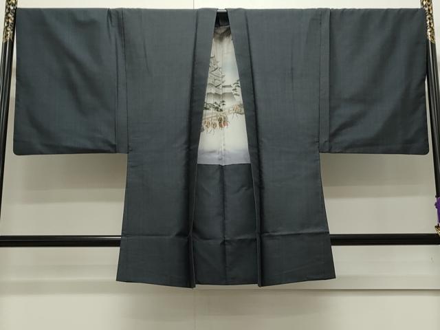 平和屋着物○男性 本場大島紬 アンサンブル・長襦袢セット 100亀甲 総