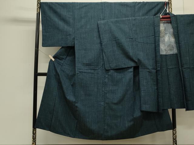 平和屋着物●男性　紬　アンサンブル　吉祥文　正絹　逸品　CAAS0273th