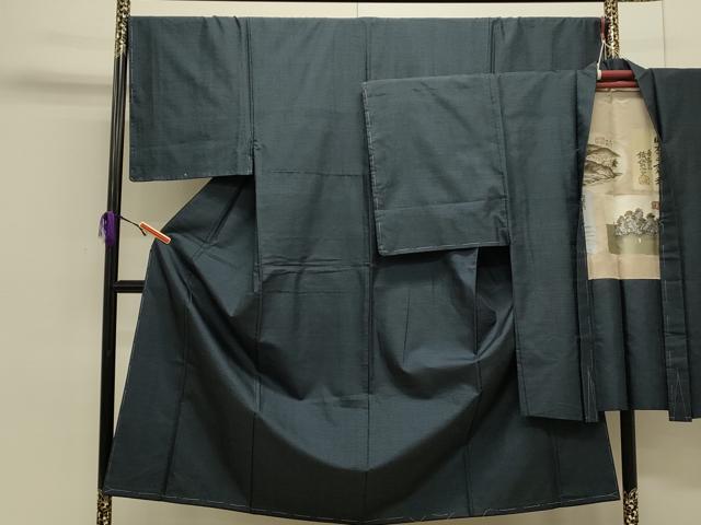 平和屋着物●男性　本場大島紬　アンサンブル　100亀甲　総詰め　正絹　逸品　未使用　CAAS0282th