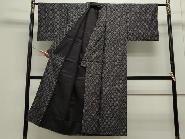 平和屋着物○男性 本場琉球絣 アンサンブル 正絹 逸品 CAAR8291vf