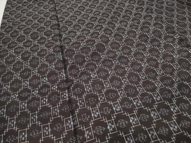 平和屋着物○男性 本場琉球絣 アンサンブル 吉祥文 正絹 逸品 CAAS0298th