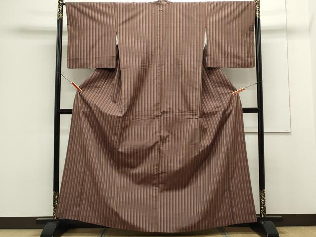 平和屋着物○上質な小紋 カラー 紺地 正絹 逸品 CAAS7386yc