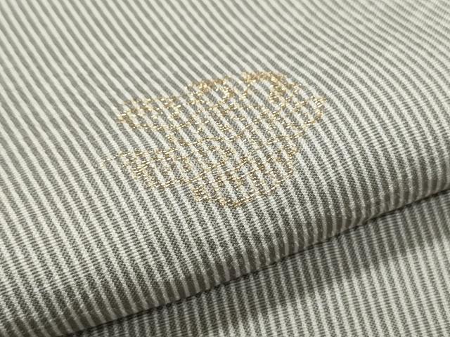 平和屋着物●金田政山　上質な小紋　吉祥文　金糸　正絹　逸品　CAAS0332th 平和屋着物○金田政山 上質な小紋 吉祥文 金糸 正絹 逸品 CAAS0332th