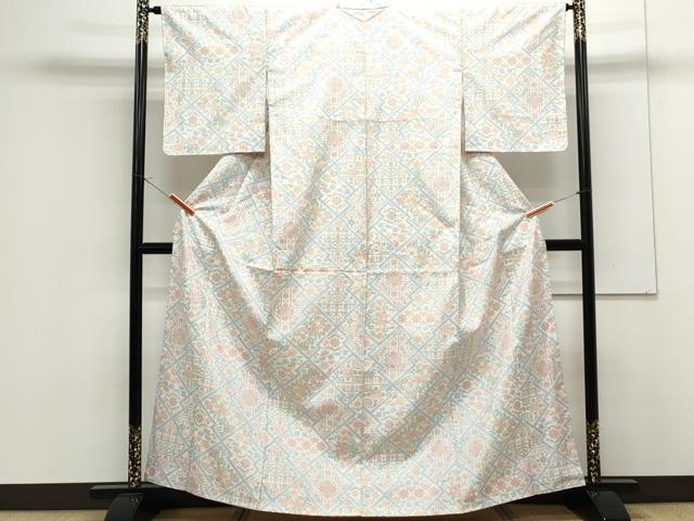 平和屋着物●本場大島紬　7マルキ　松皮菱　大丸扱い　正絹　逸品　CAAZ3449yc 平和屋着物□本場大島紬 7マルキ 松皮菱 正絹 逸品 未使用 CAAT3137fb