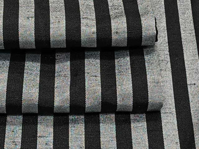 平和屋着物▽小紋　単衣　縞　洗える着物　CAAS2408xi