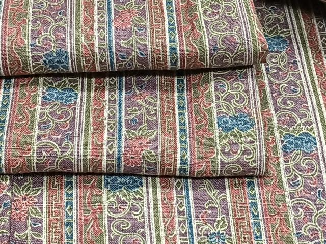 平和屋着物▽上質な紬　単衣　更紗花文　正絹　逸品　CAAS2444xi