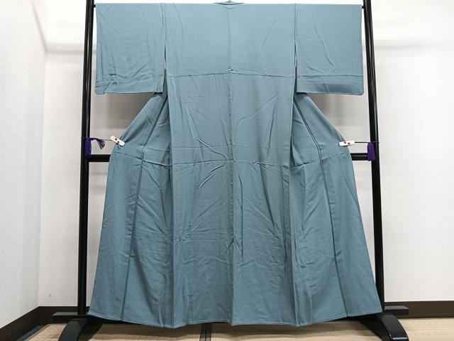 平和屋着物▽上質な色無地　単衣　水浅葱色　正絹　逸品　CAAS2490xi 平和屋着物▽上質な色無地 単衣 水浅葱色 正絹 逸品 CAAS2490xi