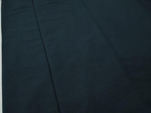 平和屋着物●男性　紬　アンサンブル　色無地　濃藍色　キングサイズ　正絹　逸品　CAAS6762yc 着物セット