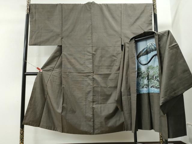 平和屋着物●男性　本場大島紬　アンサンブル　吉祥文　正絹　逸品　CAAS6771yc