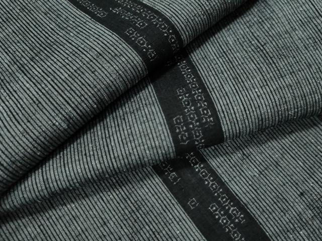 平和屋着物●本場結城紬　重要無形文化財　100亀甲　縞　正絹　逸品　CAAS6820yc