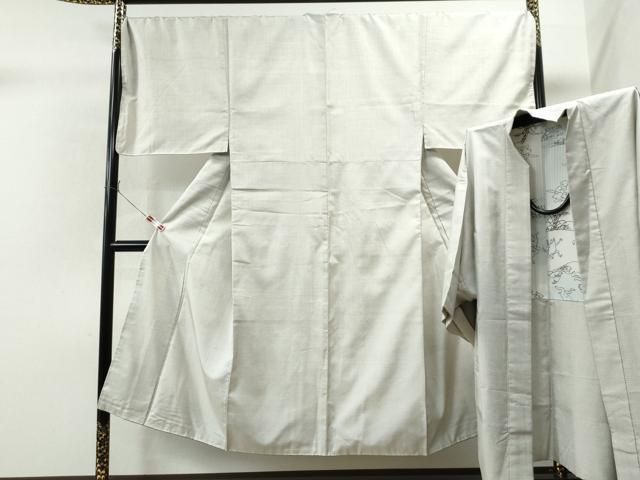 平和屋着物●男性　本場大島紬　アンサンブル　100亀甲　羽裏：鳥獣戯画　総詰め　キングサイズ　正絹　逸品　未使用　CAAS6840yc