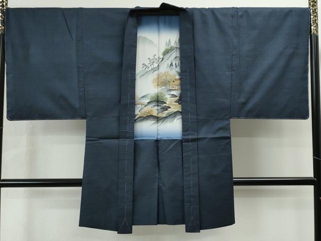 平和屋着物○男性 本場大島紬 アンサンブル 100亀甲 総詰め 川児迪雄作