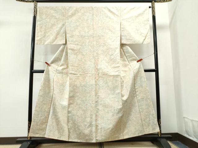 平和屋着物●上質な紬　舞花文　正絹　逸品　CAAS6862yc 平和屋着物○上質な紬 舞花文 正絹 逸品 CAAS6862ycの通販はau PAY